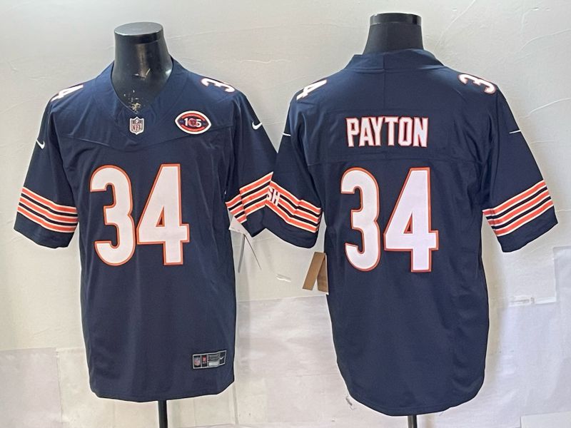 Men 2026 Chicago Bears #34 Payton Blue 3th generations Nike Limited NFL Jersey style 001->chicago bears->NFL Jersey